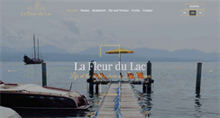 Desktop Screenshot of fleur-du-lac.ch